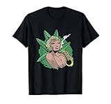 Mujer fumando marihuana