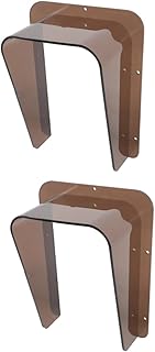Balacoo 2pcs Acrylic Loop Doorbell Cover Doorbell Rain Cover Protection for Outdoor Use