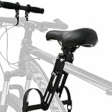 EUNEWR Kindersitz Fahrrad Kinderfahrradsitz Für Mountainbikes,mit Lenker Front Fahrradsitz,Tragbarer Kinderfahrradsitz Mit Pedal,Abnehmbaren,Kompatibel mit Allen Erwachsenen MTBs