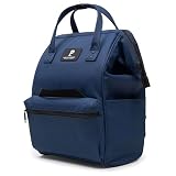 Portland Gear Cascade Standard Backpack, Weatherproof Construction, Perfect for Daily Use and Travel, Padded Laptop Sleeve and Adjustable Straps, 21L, Navy