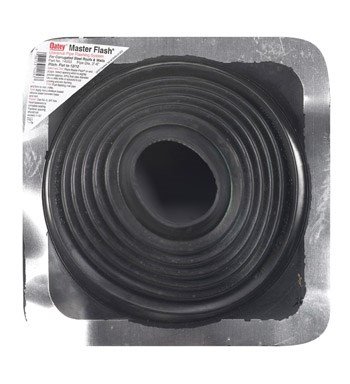Oatey Master Flash 10 in. W x 10 in. L Metal/Plastic/Rubber Roof Flashing Black