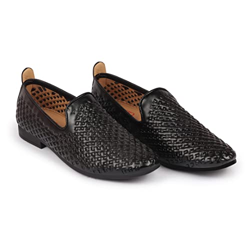 Image of FAUSTO Men's Ethnic Jutis and Mojaris for Occasions|Ethnic|Wedding|Party|Fashion|Outdoor|Lightweight|Shoes with PU Sole