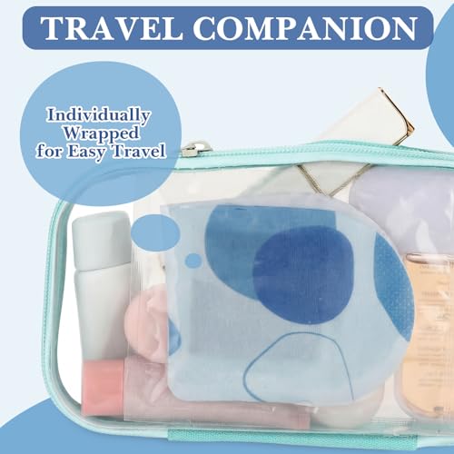 Funnysoft 100 Pcs Self Heated Steam Eye Masks Disposable Self Heating Eye Mask Bulk Steam Mask Warm Compress Gifts for Home Office Travel Warm Sleep Supplies(Blue)