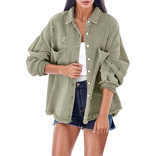 Veste en jean rétro femme grande taille ample vêtement extérieur court décontracté