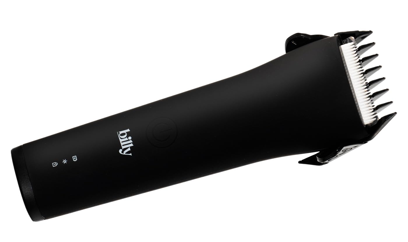 billy Rifinitore Intimo Anti-Taglio Uomo Donna Zone Sensibili - Lama Ceramica Anti-Taglio Anti-Peli Incarniti - Impermeabile - 5 Altezze (0-12mm) LED - USB-C - Peli Pubici