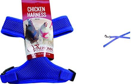 Valhoma Chicken Harness "Hen Size" - PLUS 6 FT Matching Chicken Leash