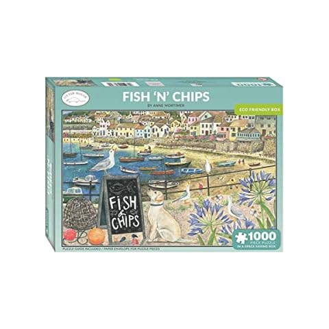 JIGSAW 1000 PIECE RECTANGULAR FISH N CHI Cover