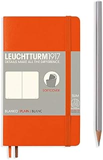 Leuchtturm1917 (310337 Notebook Medium (A5) Softcover, 123 numbered pages, squared, black