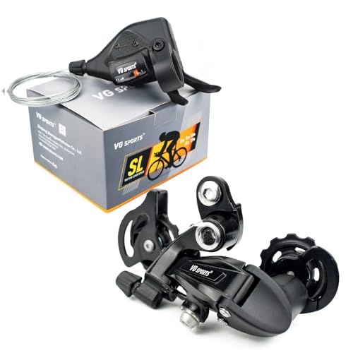 VG Sports 11 Speed MTB Groupset Bike Chain 11-42T Cassette 1x11 Speed Rear Derailleur& Shifter (11S 11-42T Set)