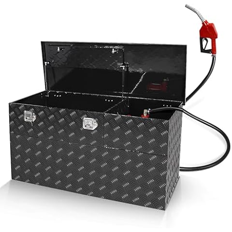 BLACKHORSE-RACING 60-Gallon Fuel Tank Toolbox Cover