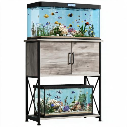 Herture 20-29 Gallon Aquarium Stand Metal Frame...