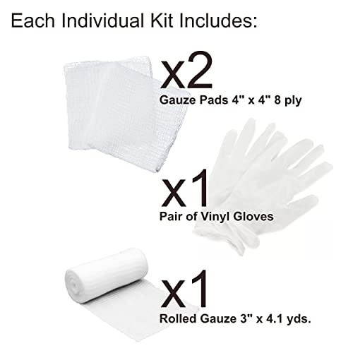 Box Of 100 First Aid Training Kits, Basic, Mcr Medical #TOP4