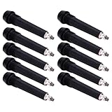 Trekking-Stöcke Hartholzspitzen, Wandern Stäbe | 10X Alpenstock Gehstöcke Tipps,Kletterstange, Gummifüße für Wanderstöcke Tipps für Stöcke, passen die meisten Standards