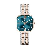 Carlton London CHELTRQ-A2 - Reloj de pulsera con esfera turquesa para mujer, reloj de pulsera con movimiento de