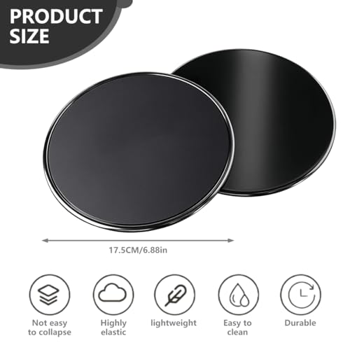 YAZWUR 2 Stück Doppelseitige Fitness Gleitscheiben Exercise Slider für Hause Gym Training Bauch Workouts