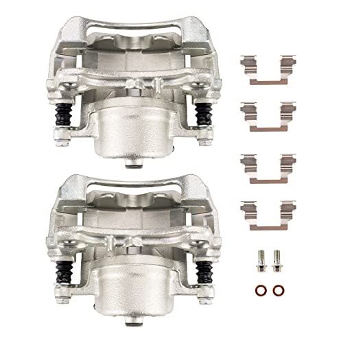 Image of KAX Disc Brake Caliper Assembly Fit for Chevrolet Malibu 2004-2012, Pontiac G6 2005-2010, Saturn Aura 2007-2009, Pontiac Solstice 2006-2009, Saturn Sky 2007-2010, Front Side