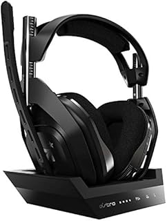 ASTRO Gaming A50 Wireless Headset + Base Station Gen 4 - Compatible With PS5, PS4, PC, Mac - Black/Silver