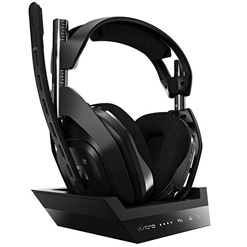 ASTRO Gaming A50 Wireless Headset + Base Station Gen 4 - Compatible With PS5, PS4, PC, Mac - Black/Silver #1