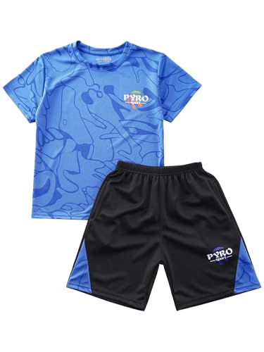 easyforever Kids Boys Basketball Uniform Jerseys Short Sleeve T-shirt With Shorts Tracksuit Training Suits Sport Outfits3