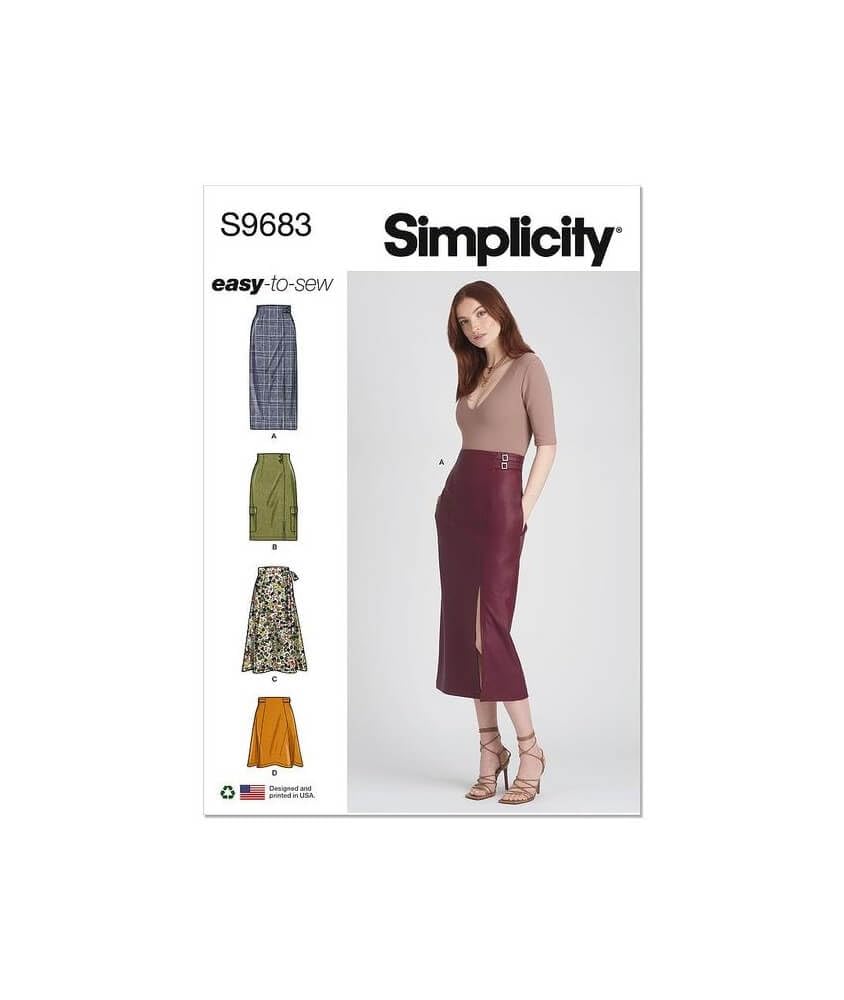 Simplicity Dames Easy Naaipatroon 1370 Skorts, Shorts & Rokken : In K Designs