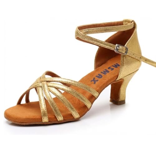 Image of MSMAX Women's Practice Ballroom Dancing Shoes Indoor Performance Latin Dance Shoes for Woman