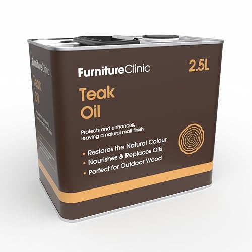 Furniture Clinic Teaköl -Teakholzöl für den Außenbereich...