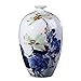 Produktbild Vasen Chinesische Blaue und weiße Porzellan-Vase, Handbemalte Große Bodenvase, Klassische Lotus-Muster, handgemachte Kunst, Blau (14,9 Zoll) Blumenvase