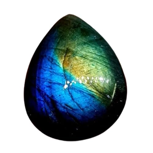 Labradorite cabochon poire 30mm pour remplacer une pierre ou réparer un bijou bague