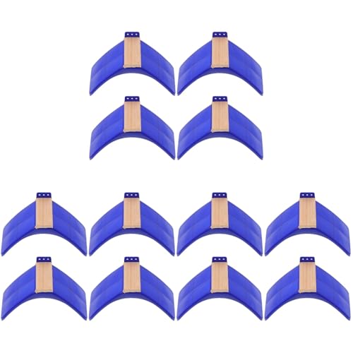 FRCOLOR 12 pcs Pigeon Perch Plastic Bird Perch Roost Bird Accessories Pigeon Stand Parrot Play Stand Dove Rest Bracket Plastic Frames Pet Rest Stand Solid Wood Household Letter Pigeon