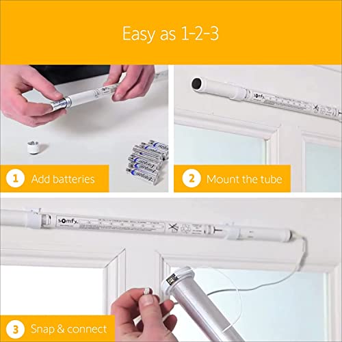 Somfy 12V DC Reloadable Battery Tube 9014020,White