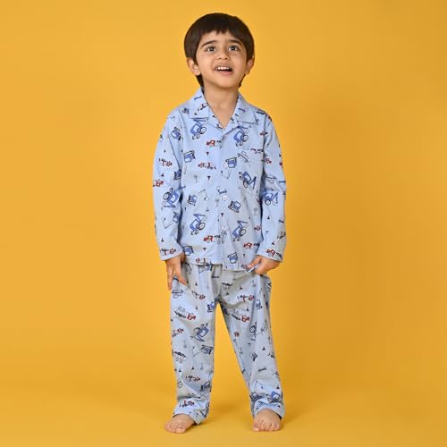 Image of Jam & Sugar Boys Cotton Printed Night Suit Set