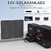 MHPOWOS Solarpanel 50W 12V Solar-Autobatterie-Ladegerät Maintainer Portable