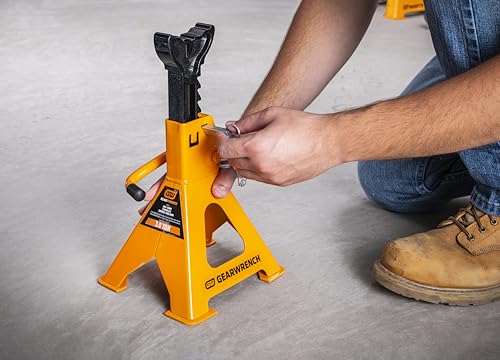 Image of GEARWRENCH 3 Ton Ratcheting Jack Stands - Pack of 2 | GWJS3T