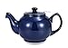 Produktbild Urban Lifestyle Teekanne/Teapot Klassisch Englische Form aus Keramik mit Nicht-tropfendem Ausguss Cambridge 1,0L mit Teefilter aus Edelstahl (Marineblau schattiert)