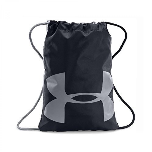 Under Armour Unisex Ozsee Sackpack, 009 BLACK, OSFA - image 4