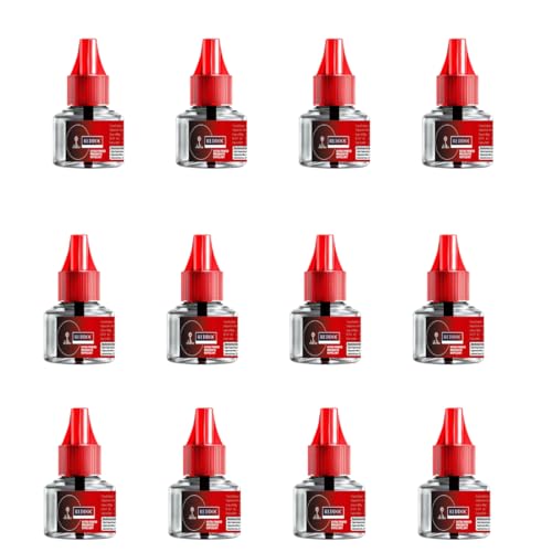 Image of RED Herbal Mosquito Repellent Refill -Natural Protection Against Dengue & Mosquitoes | Mosquito Repellent RED(PACK OF 12) Refill + Machine
