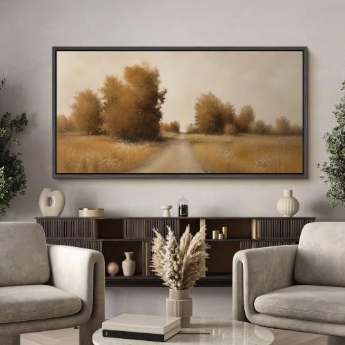 Image of MUDECOR Extra Large Framed Canvas Print Wall Art Autumn for Living Room