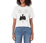 Spongebob Squarepants Halloween DoodleBob Face Costume Women's Crop Top
