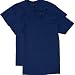 Hanes Men's Nano Premium Cotton V-Neck T-Shirt Pack of 2, Vintage Navy, X-Large