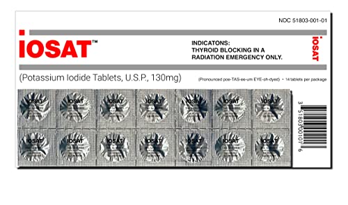 Potassium Iodide Tablets, USP, 130mg