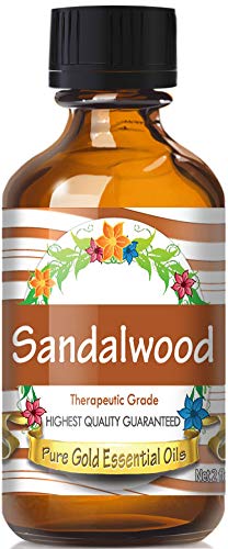 Pure Gold 60ml Oils - Sandalwood Essential Oil - 2 Fluid Ounces