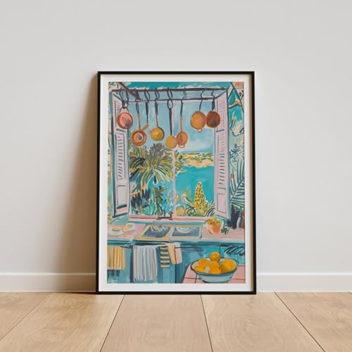 Affiche Henri Matisse fenêtre ouverte pour déco de cuisine et salon fauviste