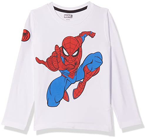 Image of Max Cotton Boys Spiderman Print Crew Neck Sweatshirt