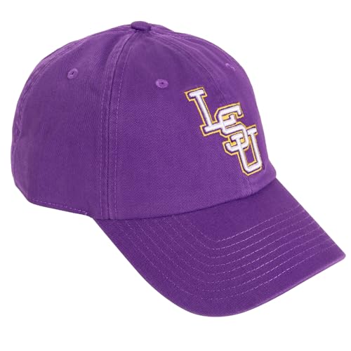 Gorra bordada ajustable LSU Purple miniatura 1