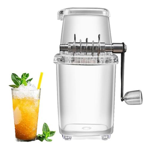 Máquina de cono de nieve transparente para fiestas familiares y granizados en casa