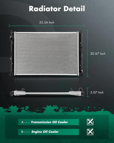 Image of SCITOO 13582 Engine Radiator Aluminum for Honda for Civic 2016-2020 1.5L