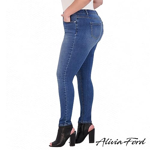 Plus Size Jeans for Women – High Waisted Skinny Jeans for Women – 29”3