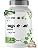 naturally Lungenkraut Kapseln – 120 Kapseln, 2-Monats-Versorgung