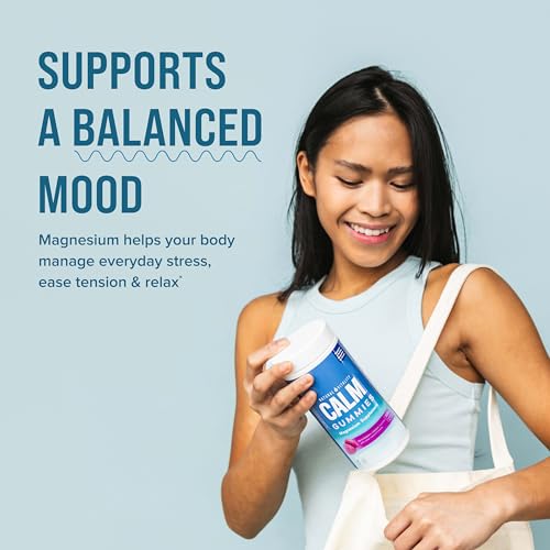 Natural Vitality CALM, Magnesium Citrate Supplement, Stress Relief Gummies, Supports a Healthy Response to Stress, Gluten Free, Vegan, Raspberry Lemon Flavored, 60 Gummies - Thumbnail 4