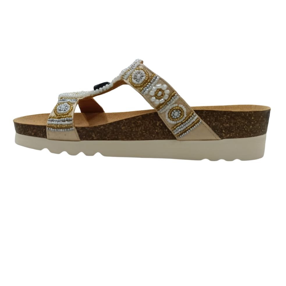 Scholl, New bogota' wedge, Sandali donna, Plantare Bioprint